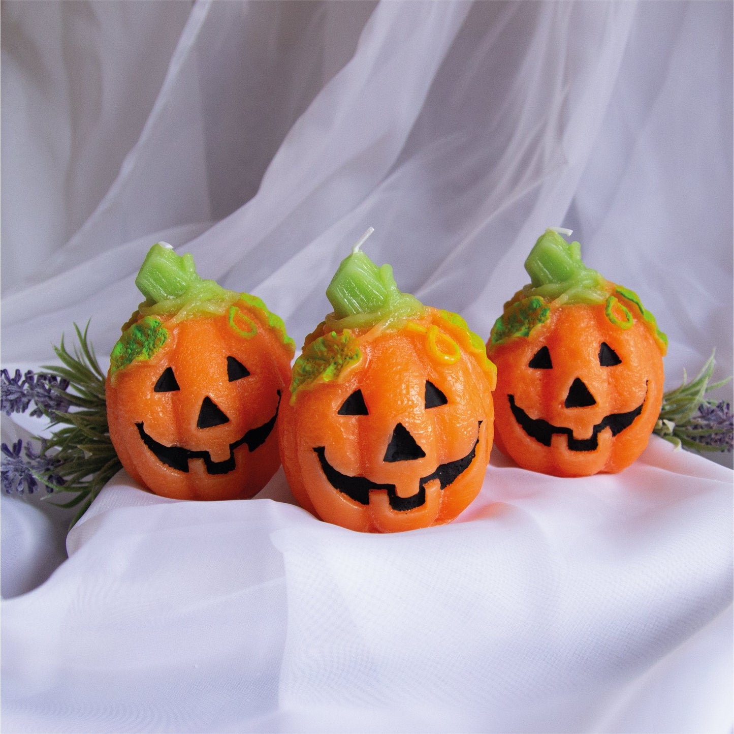 Swiece CANDWAX Jack O'Lantern - 3 szt.