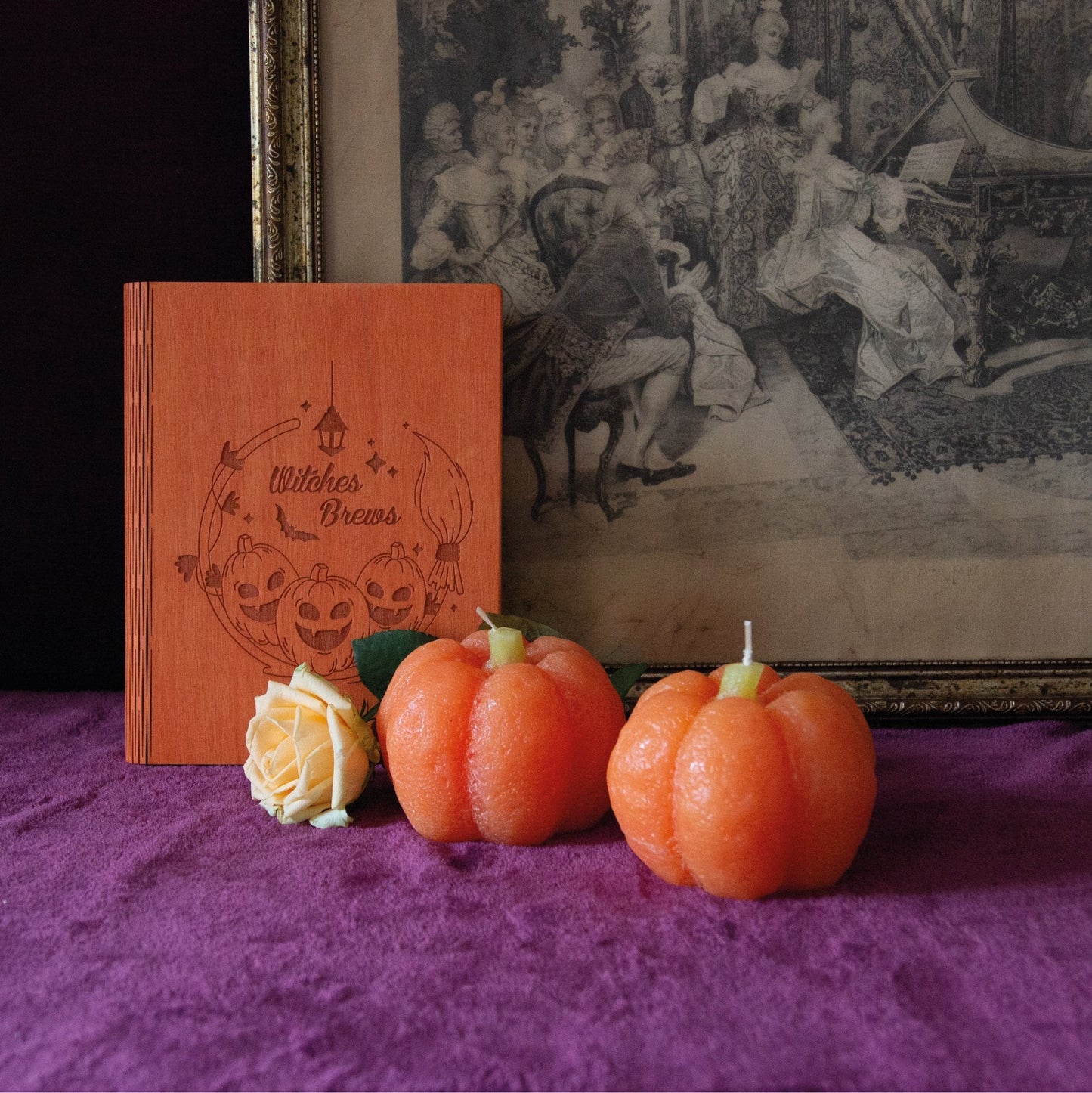 Swiece CANDWAX Pumpkin Big Orange - 2 szt.
