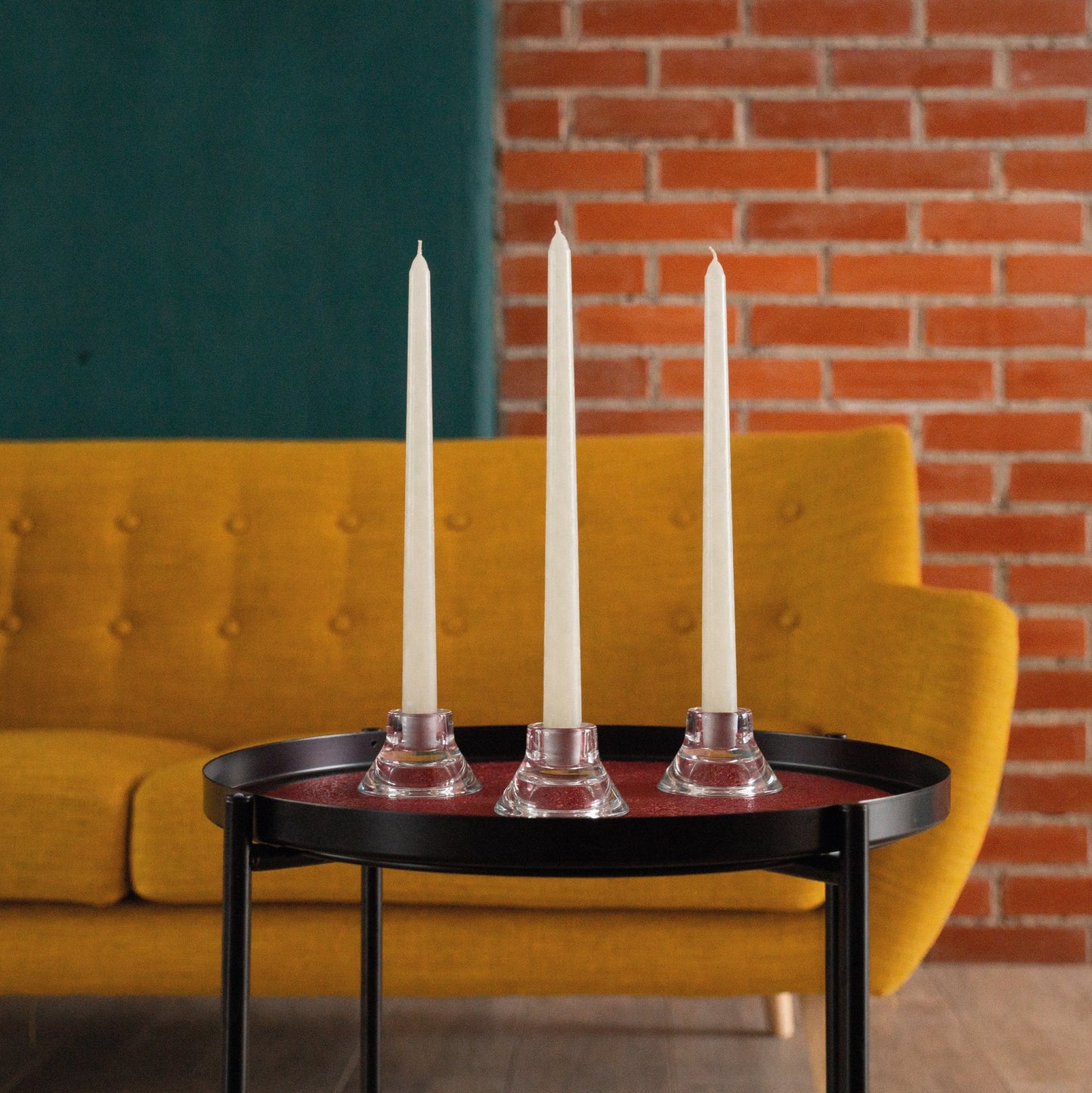 Swiece stozkowe CANDWAX Ivory - DUZY ZESTAW