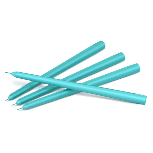 Swiece stozkowe CANDWAX Turquoise Matte 10"
