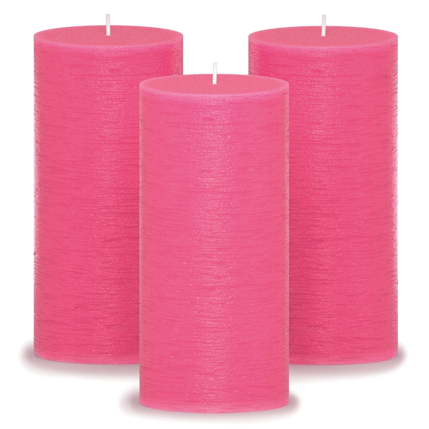 Swiece filarowe CANDWAX rozowe 6" - zestaw 3 szt.
