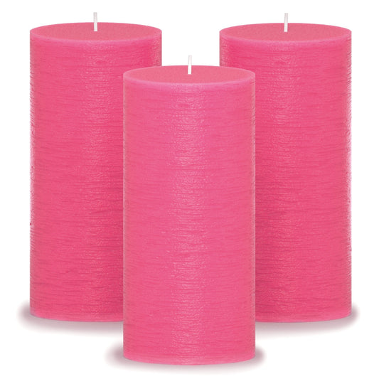 Swiece filarowe CANDWAX rozowe 6" - zestaw 3 szt.