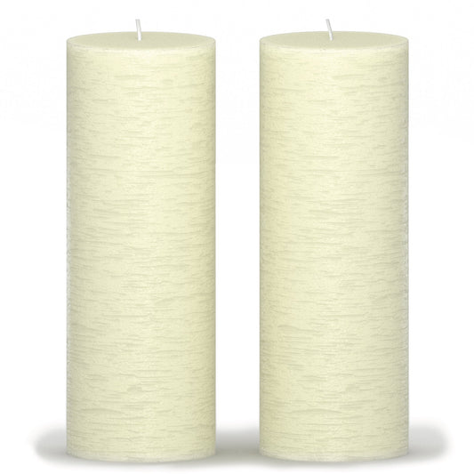 Swiece filarowe CANDWAX Ivory 8" - zestaw 2 szt.