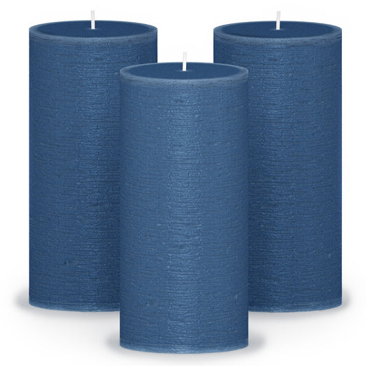 Swiece filarowe CANDWAX w kolorze ciemnoniebieskim 6" - zestaw 3 szt.