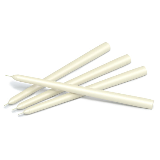 Swiece stozkowe CANDWAX Ivory Matte 10"