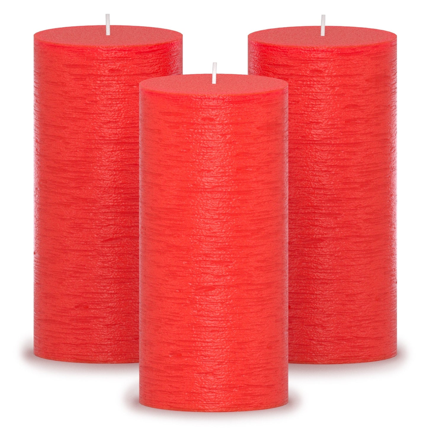 Swiece filarowe CANDWAX Red 6" - zestaw 3 szt.