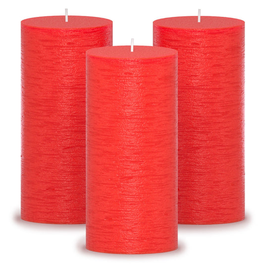 Swiece filarowe CANDWAX Red 6" - zestaw 3 szt.