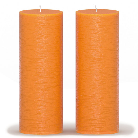 Swiece filarowe CANDWAX pomaranczowe 8" - zestaw 2 szt.