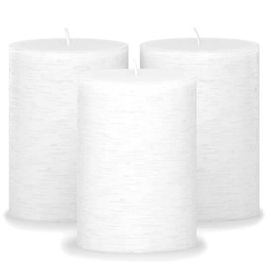 Swiece filarowe CANDWAX biale 3" - zestaw 3 szt.