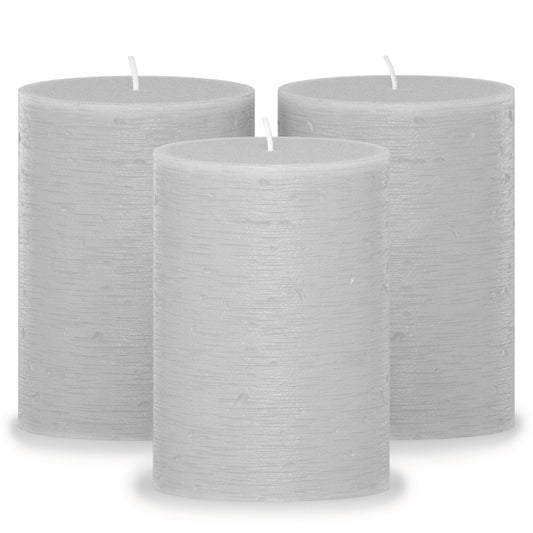 Swiece filarowe CANDWAX jasnoszare 3" - zestaw 3 szt.