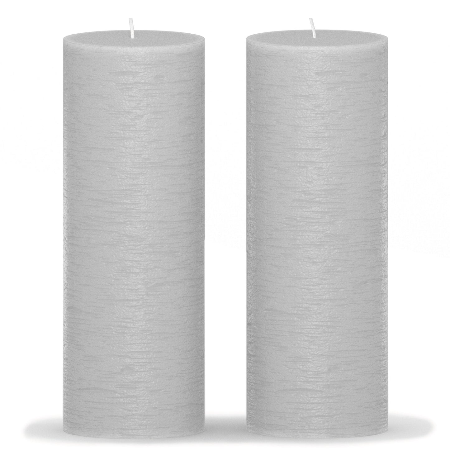 Swiece filarowe CANDWAX jasnoszare 8" - zestaw 2 szt.