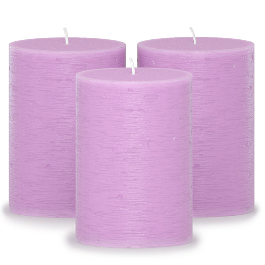Swiece filarowe CANDWAX Lilac 4" - zestaw 3 szt.
