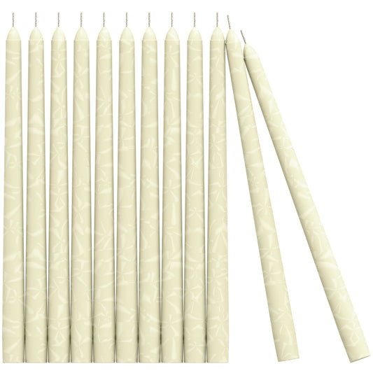 Swiece stozkowe CANDWAX Ivory Frost 10"