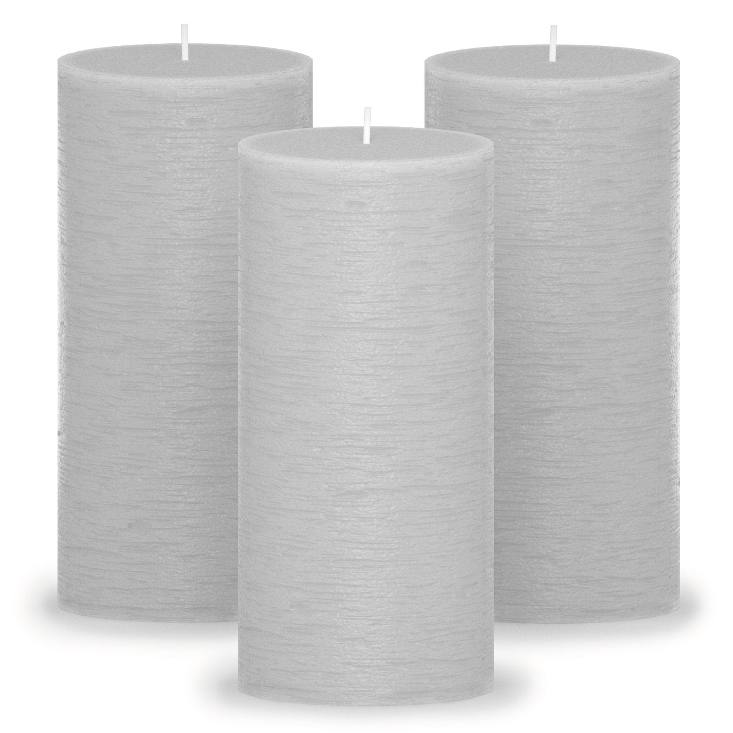 Swiece filarowe CANDWAX jasnoszare 6" - zestaw 3 szt.
