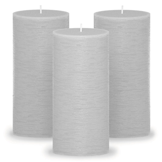 Swiece filarowe CANDWAX jasnoszare 6" - zestaw 3 szt.