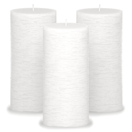 Swiece filarowe CANDWAX biale 6" - zestaw 3 szt.