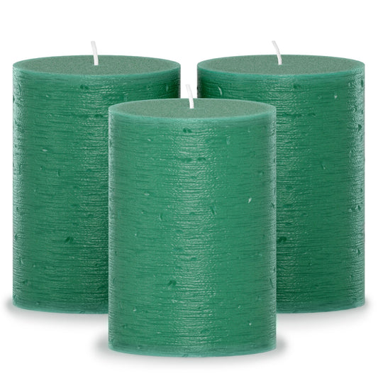 Swiece filarowe CANDWAX zielone 4" - zestaw 3 szt.