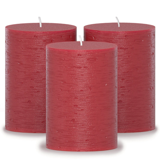 Swiece filarowe Bordeaux CANDWAX 3" - zestaw 3 szt.