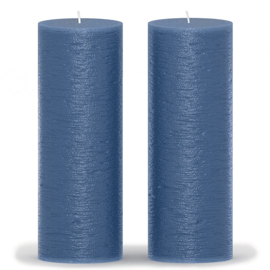Swiece filarowe CANDWAX w kolorze ciemnoniebieskim 8" - zestaw 2 szt.