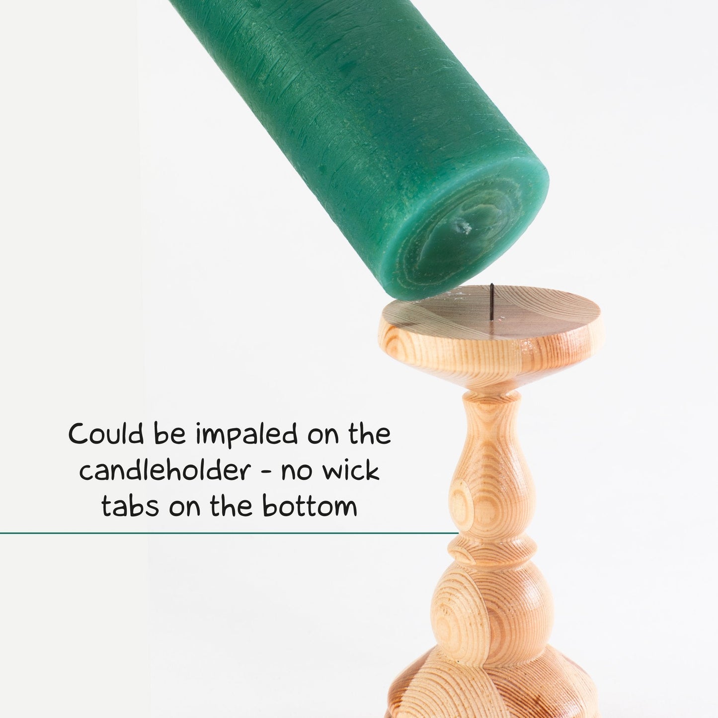 CANDWAX Green Pillar Mix - 3 cale, 4 cale i 8 cali