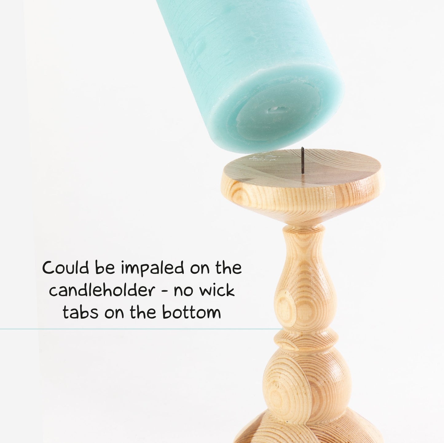 CANDWAX Tiffany Pillar Mix - 3 cale, 4 cale i 8 cali