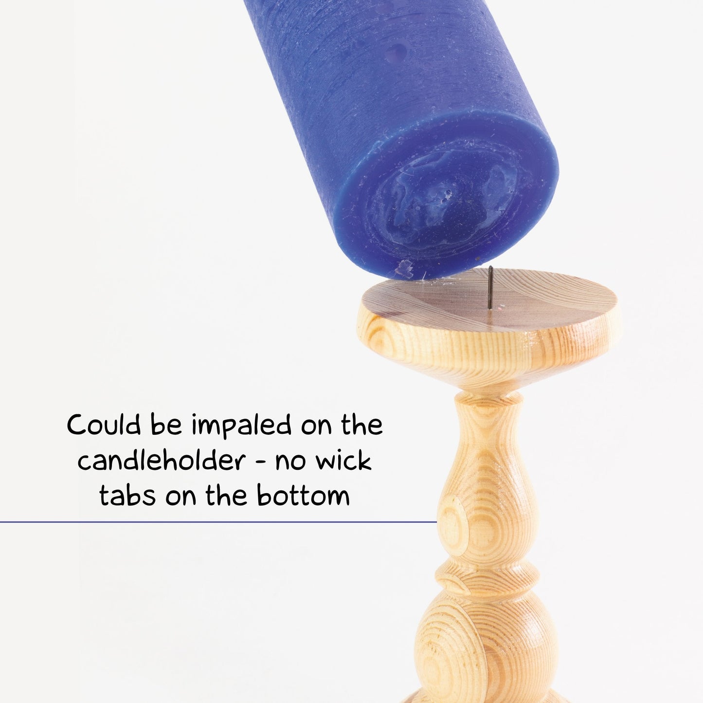 Swiece filarowe CANDWAX Blue 8" - zestaw 2 szt.