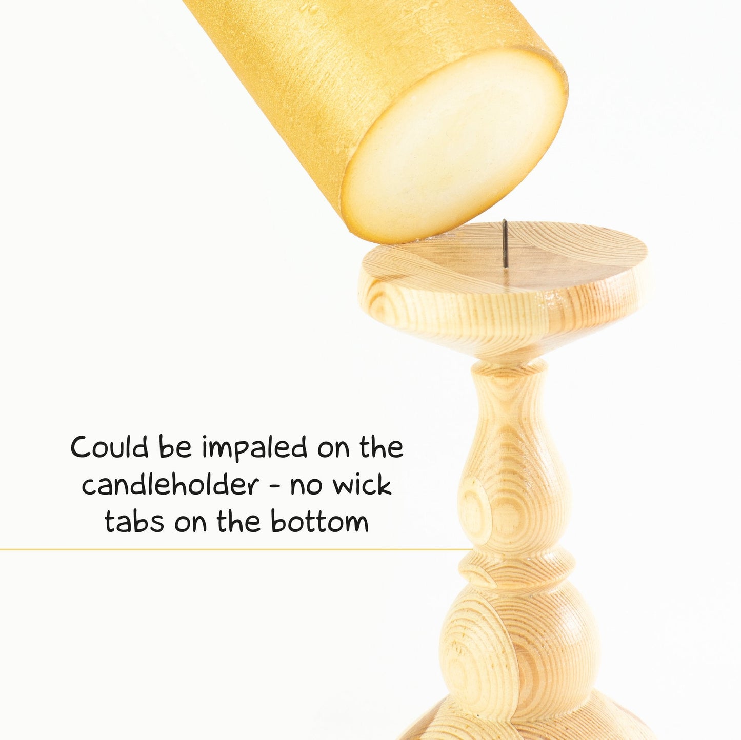 Swiece filarowe CANDWAX Gold 6" - zestaw 3 szt.