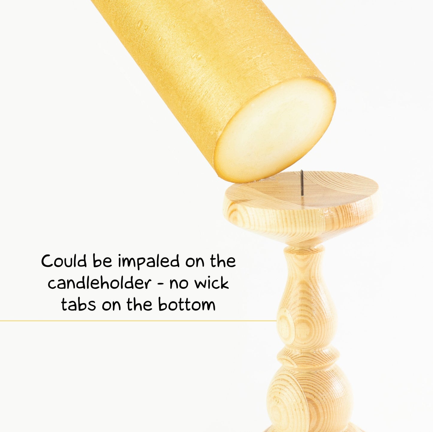 Swiece filarowe CANDWAX Gold 8" - zestaw 2 szt.