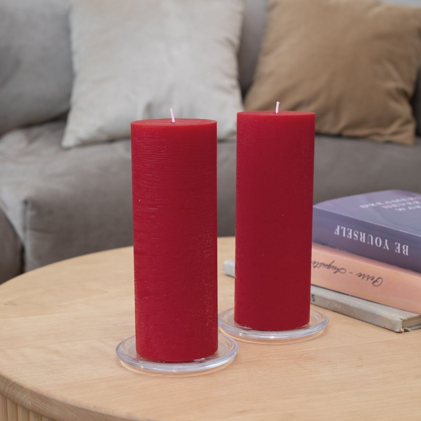 Swiece filarowe Bordeaux CANDWAX 8" - zestaw 2 szt.