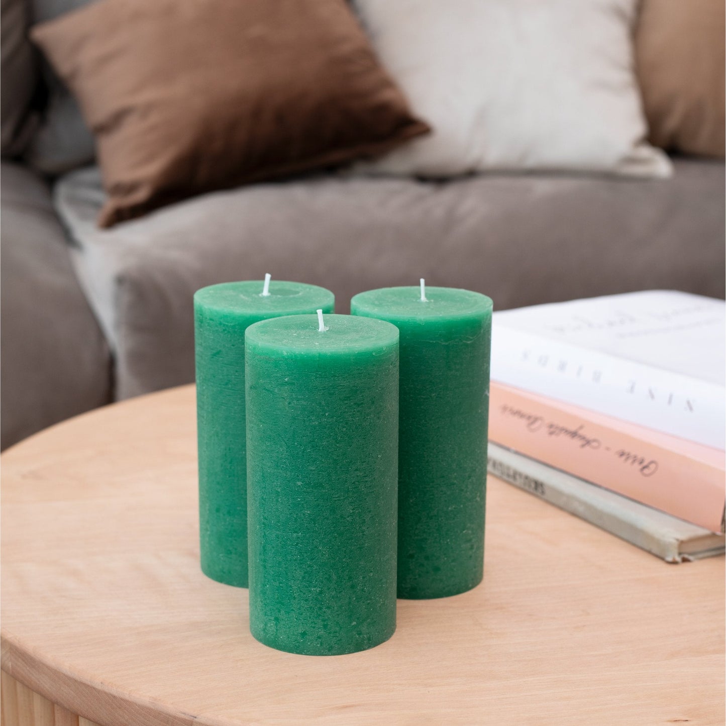 Swiece filarowe CANDWAX zielone 6" - zestaw 3 szt.