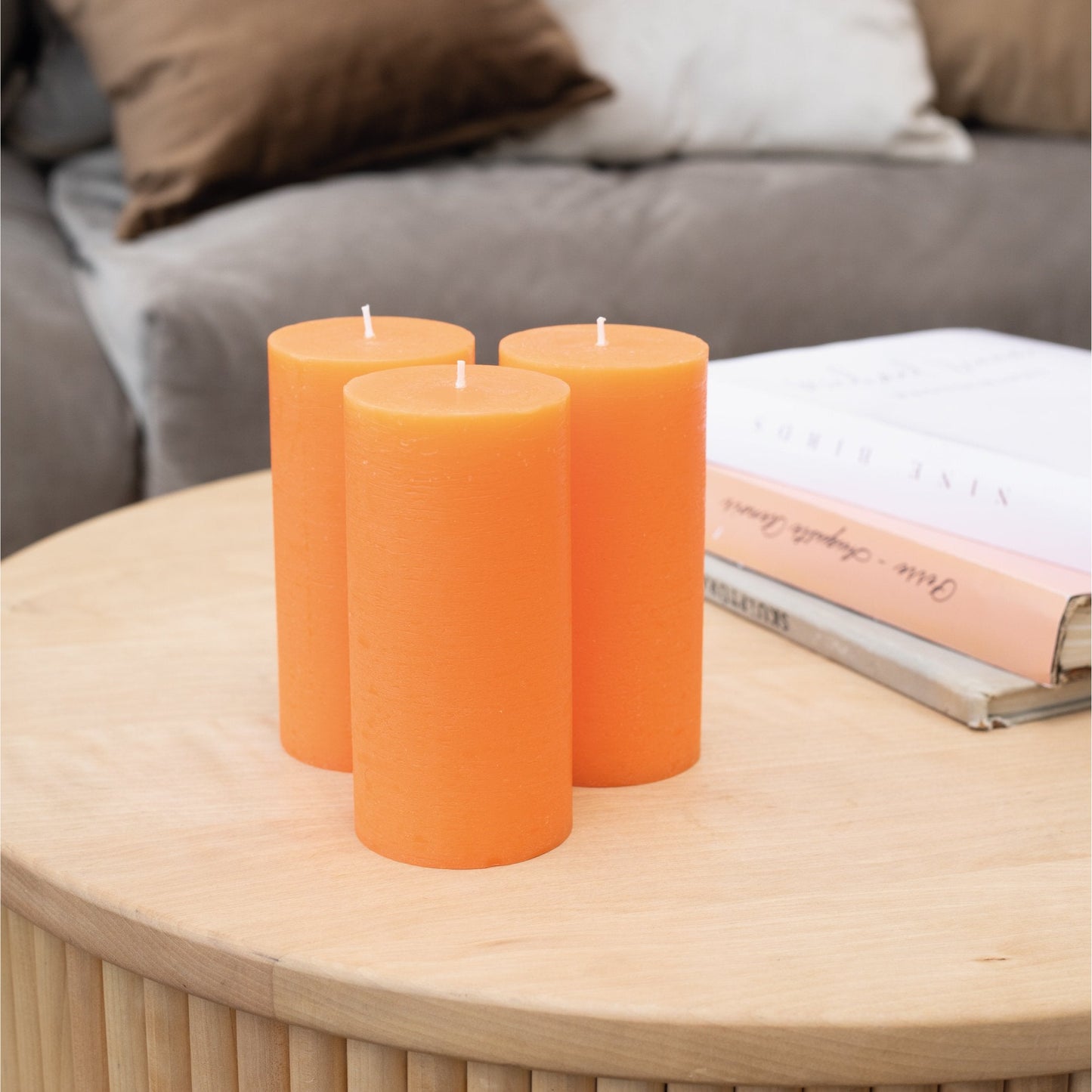 Swiece filarowe CANDWAX pomaranczowe 6" - zestaw 3 szt.