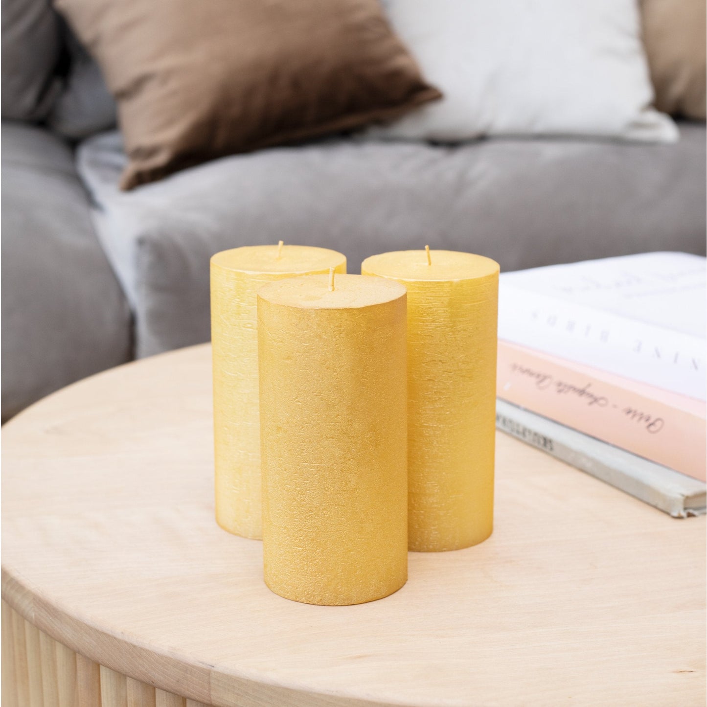 Swiece filarowe CANDWAX Gold 6" - zestaw 3 szt.