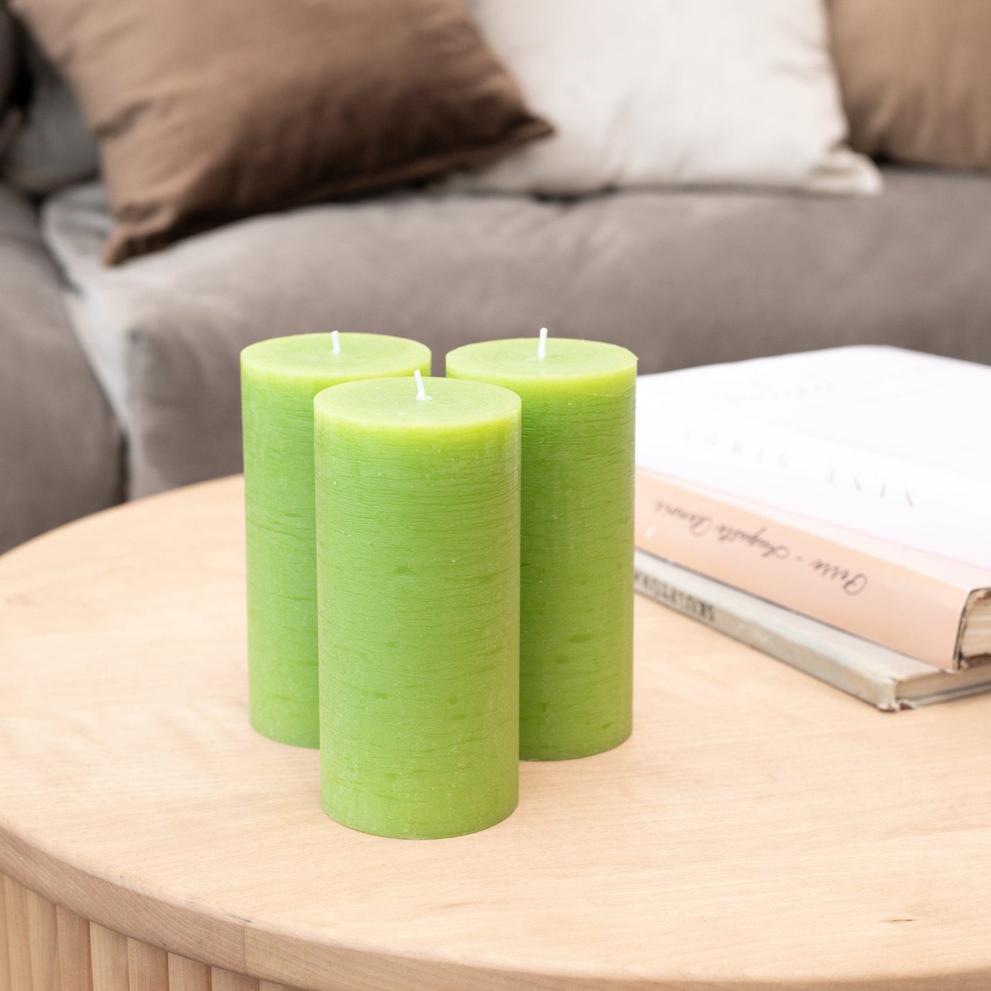 Swiece filarowe CANDWAX Olive 6" - zestaw 3 szt.
