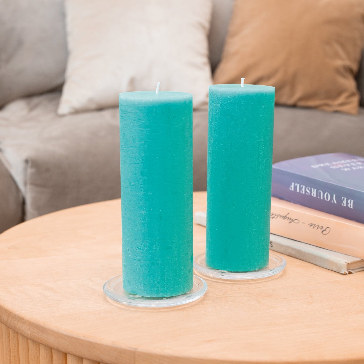 Swiece filarowe CANDWAX Turquoise 8" - zestaw 2 szt.