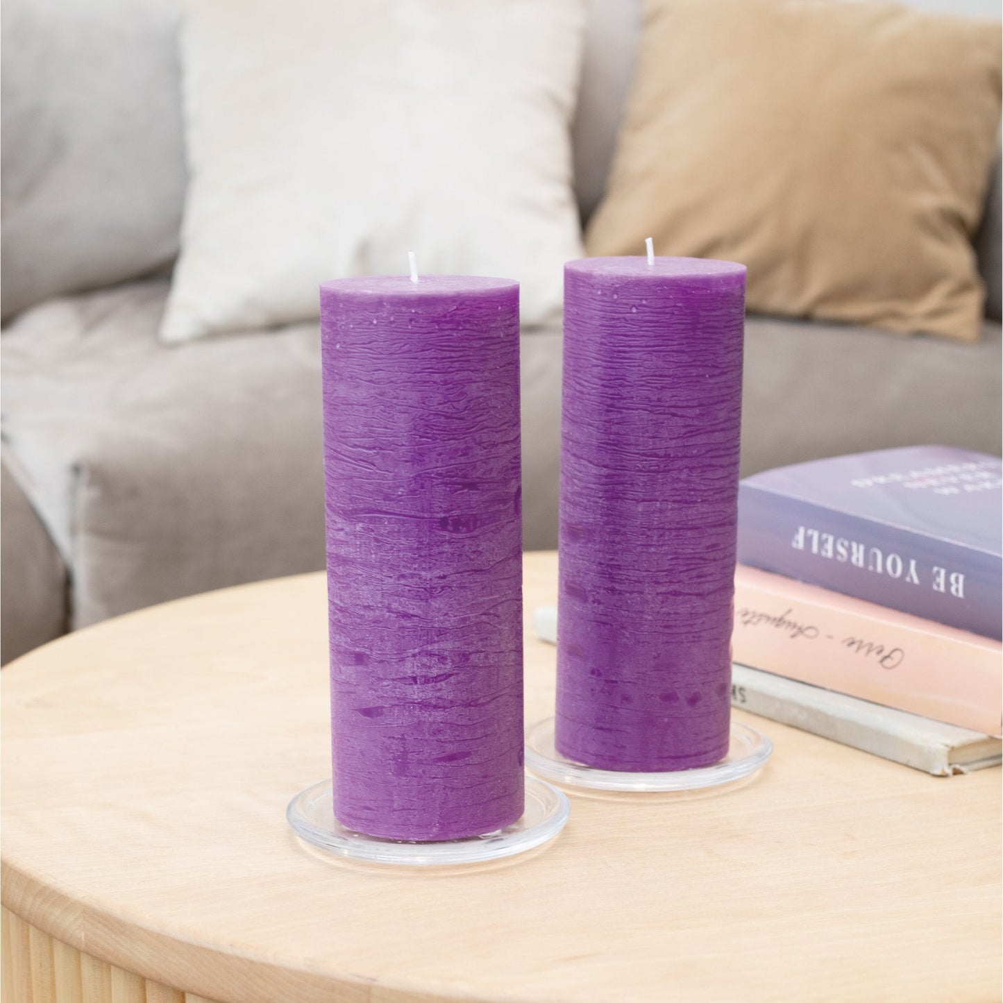 Swiece filarowe CANDWAX Purple 8" - zestaw 2 szt.
