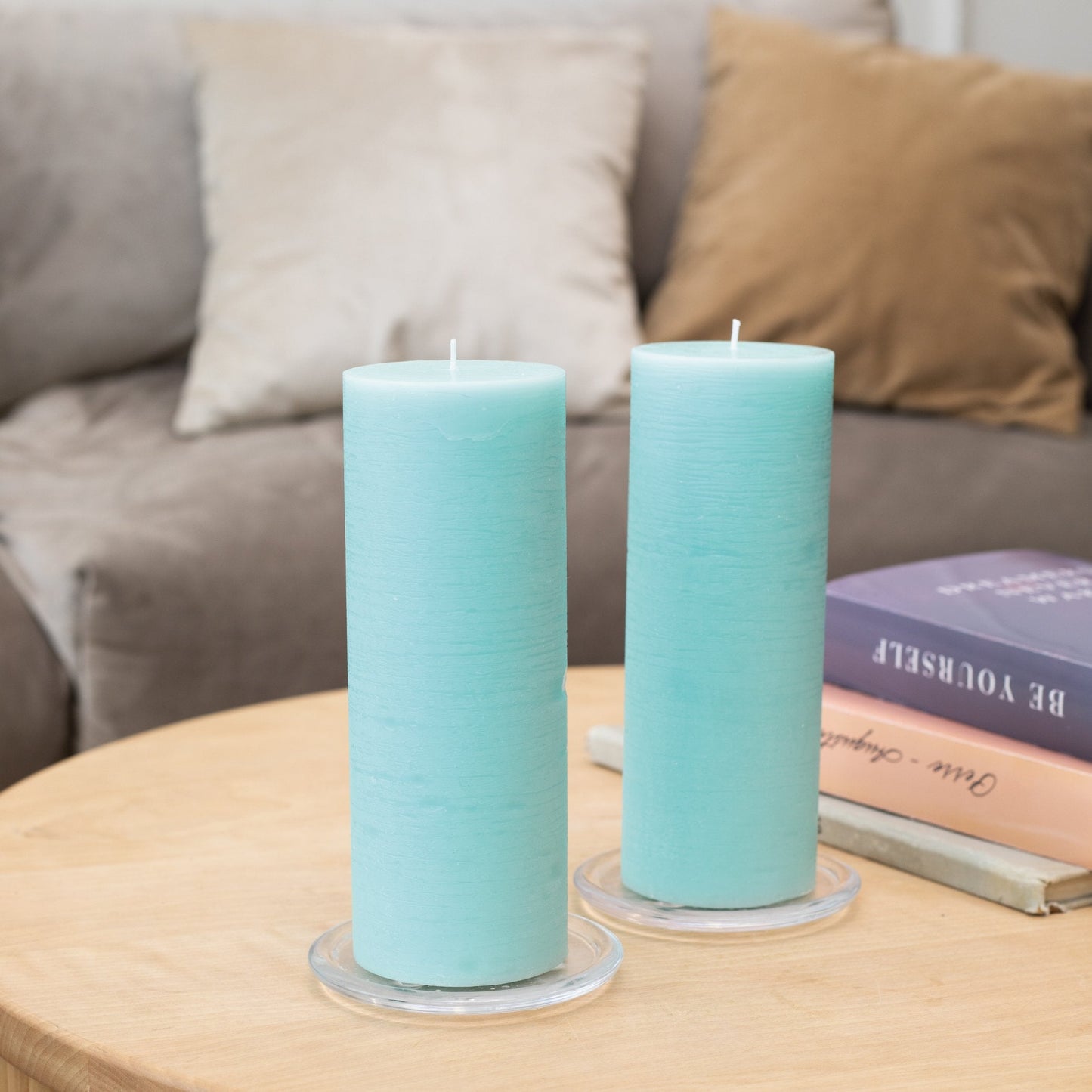 Swiece filarowe CANDWAX Light Turquoise 8" - zestaw 2 szt.