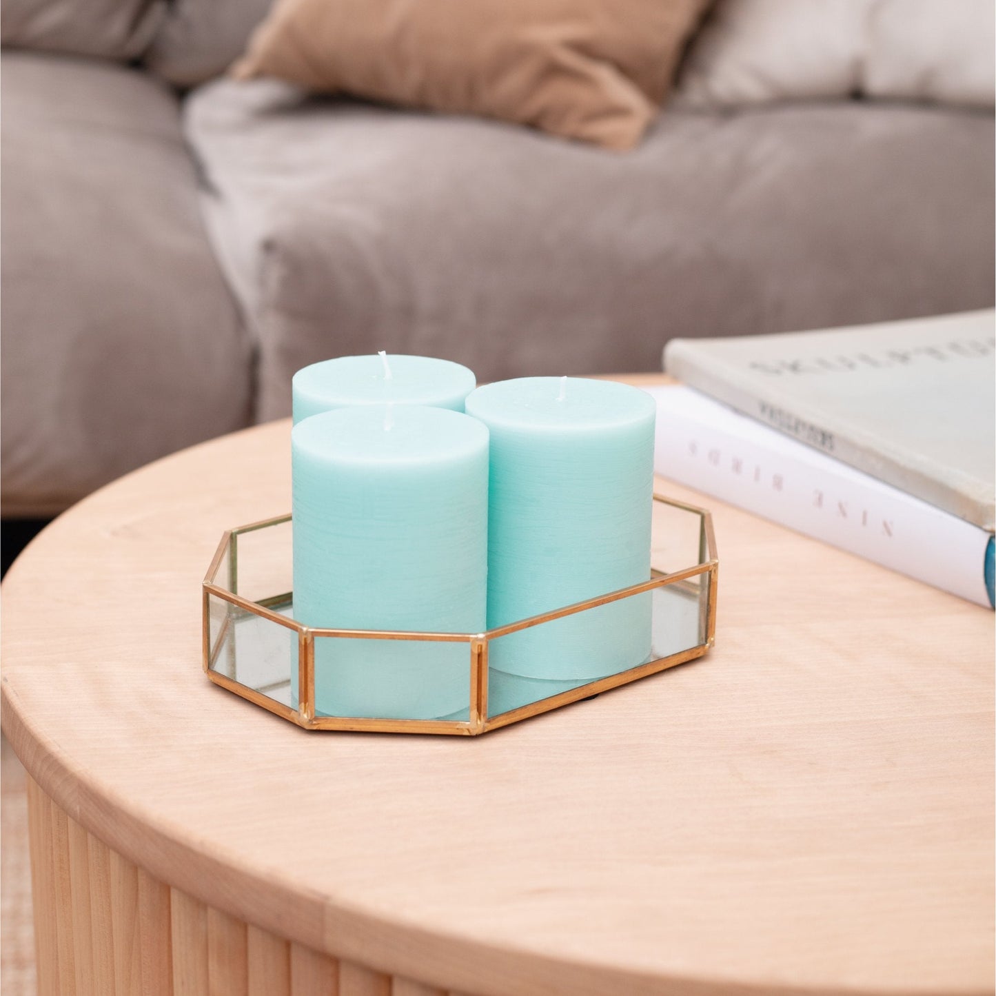 Swiece filarowe CANDWAX Light Turquoise 3" - zestaw 3 szt.