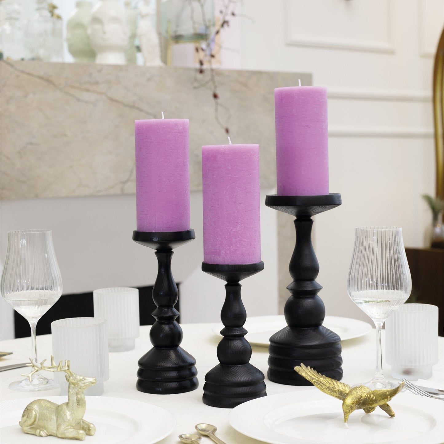 Swiece filarowe CANDWAX Lilac 6" - zestaw 3 szt.