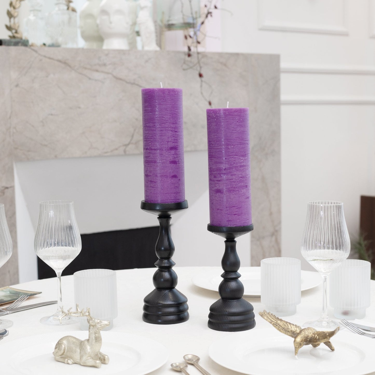 Swiece filarowe CANDWAX Purple 8" - zestaw 2 szt.