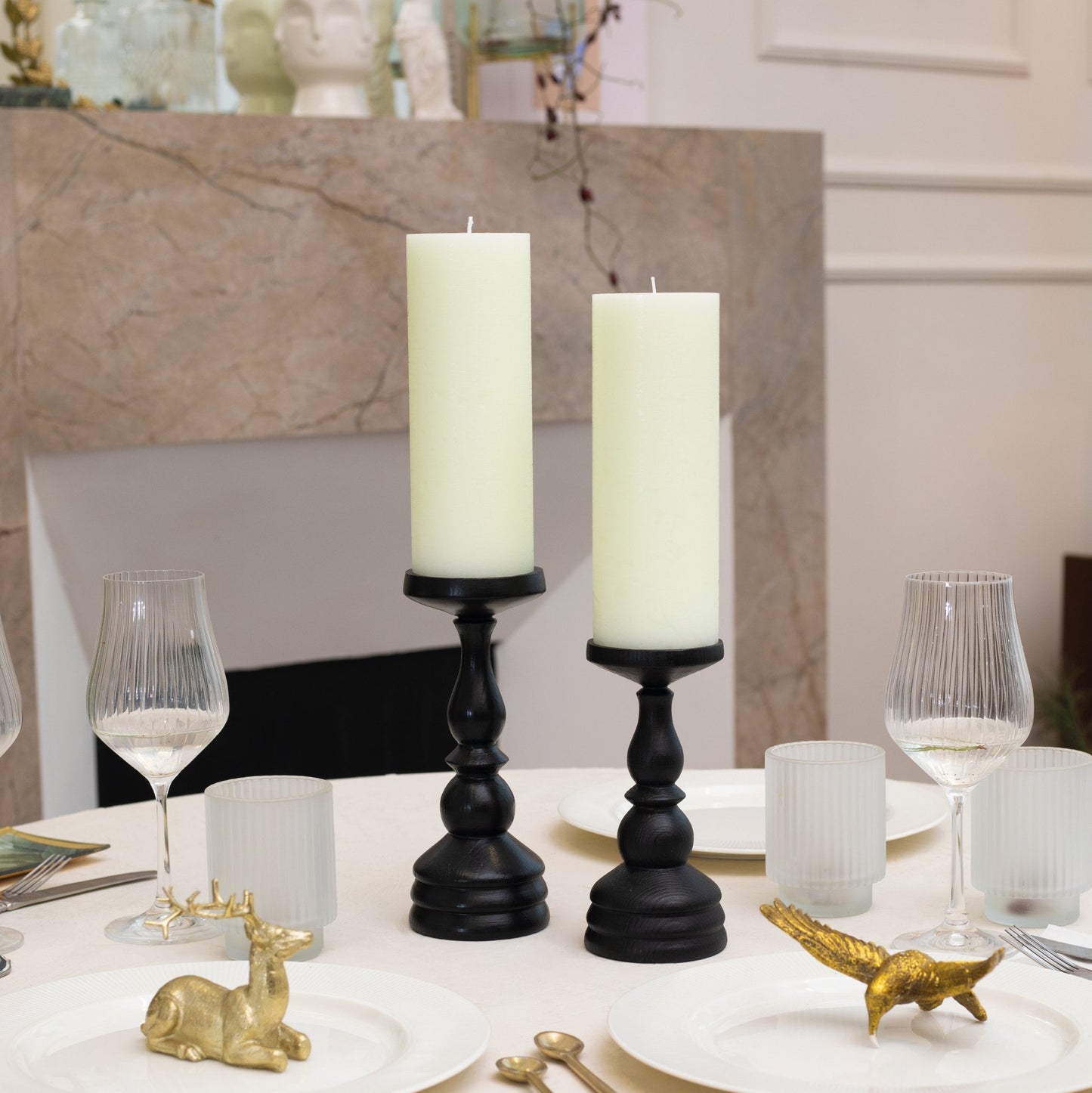 Swiece filarowe CANDWAX Ivory 8" - zestaw 2 szt.