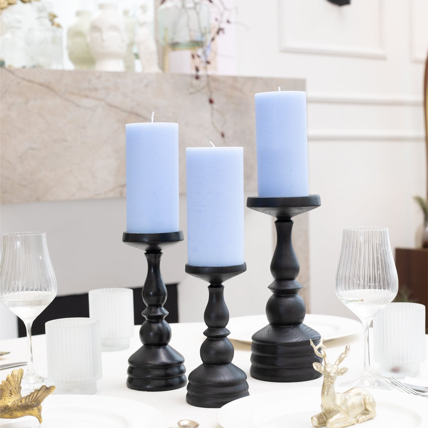 Swiece filarowe CANDWAX Baby Blue 6" - zestaw 3 szt.