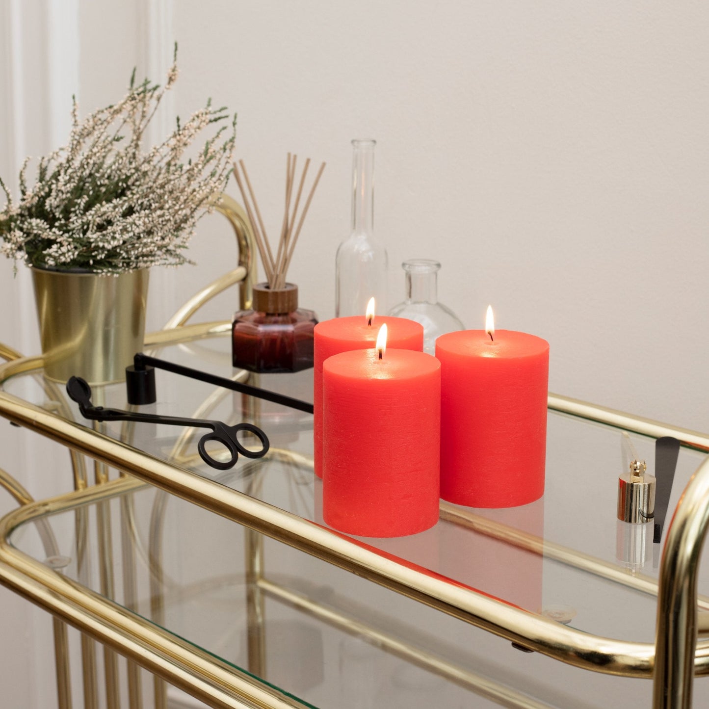 Swiece filarowe CANDWAX Red 3" - zestaw 3 szt.