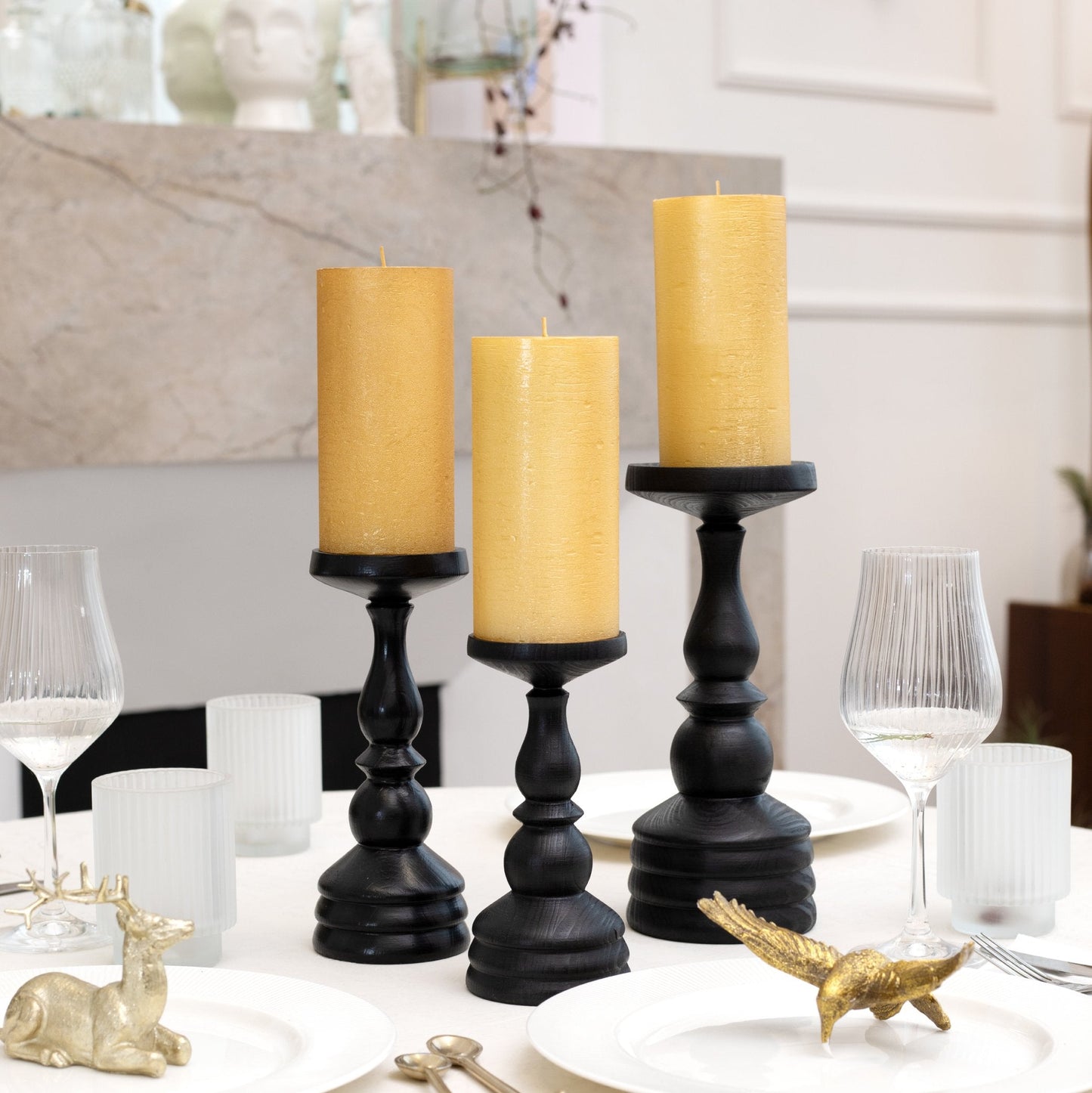 Swiece filarowe CANDWAX Gold 6" - zestaw 3 szt.