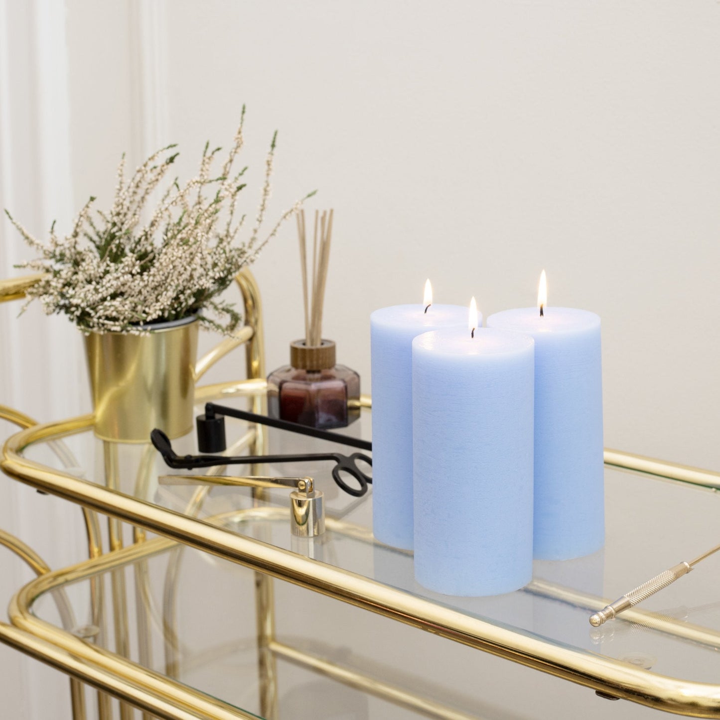Swiece filarowe CANDWAX Baby Blue 6" - zestaw 3 szt.