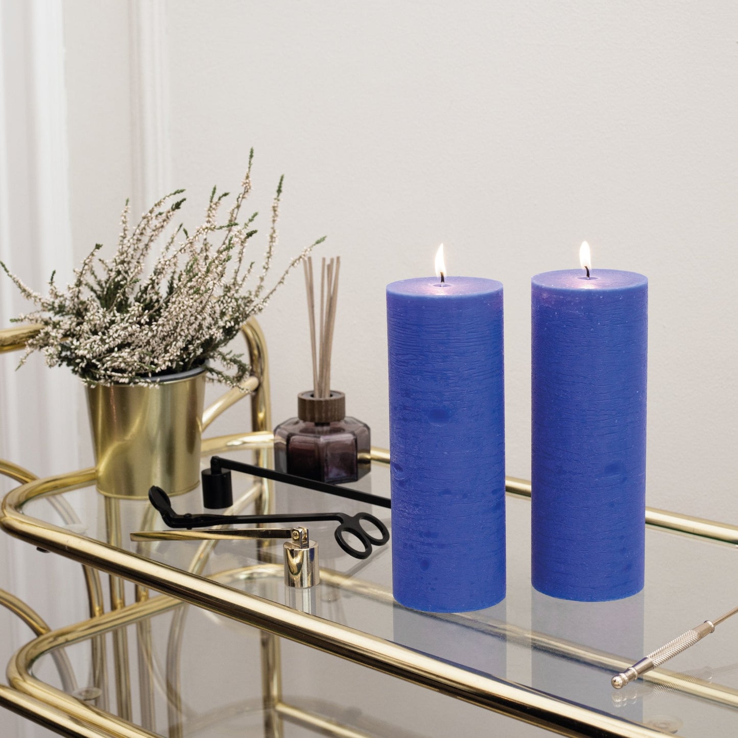 Swiece filarowe CANDWAX Blue 8" - zestaw 2 szt.