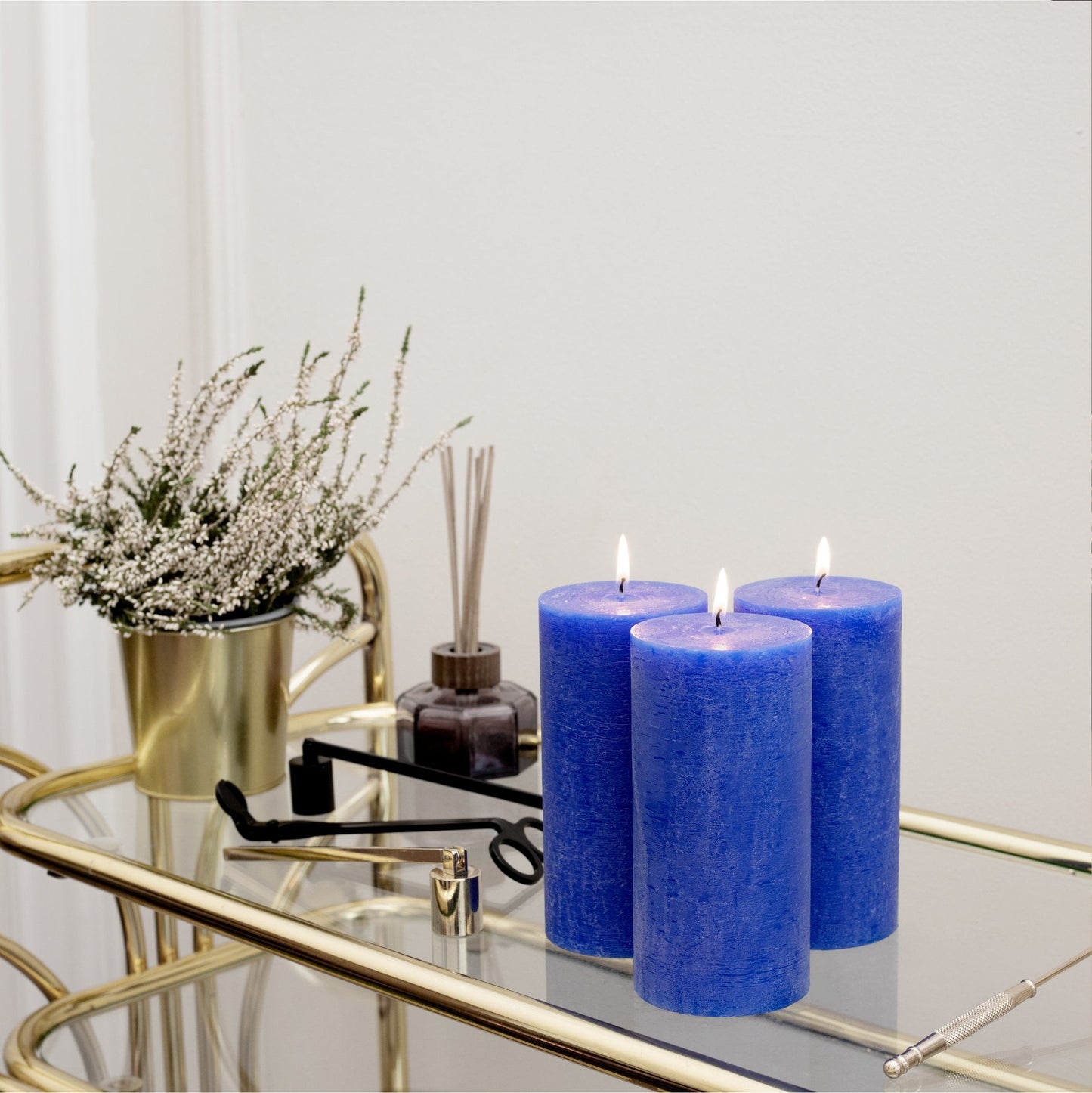 Swiece filarowe CANDWAX Blue 6" - zestaw 3 szt.