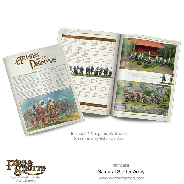 Gry Pike & Shotte Warlord Games, Armia Startowa Samurajow