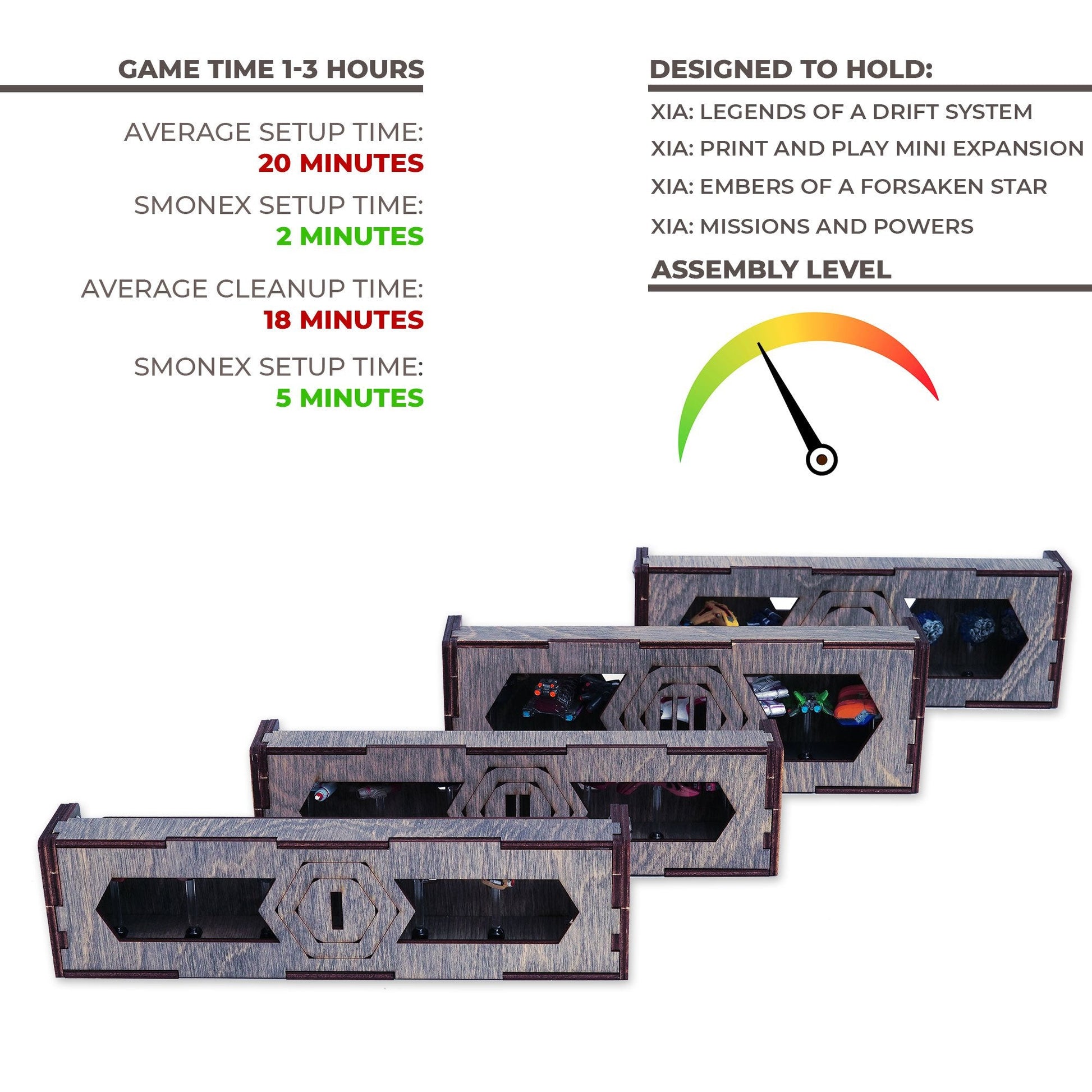 XIA organizer compatible with all expansions of the game