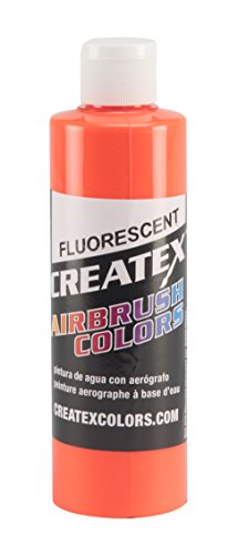 Createx Colors 5409-08 Farba do aerografu, 8 uncji, Fluorescencyjny pomaranczowy