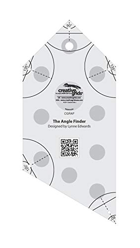 Creative Grids Angle Finder - Narzedzie do wiazania i szablon linijki do pikowania CGRAF
